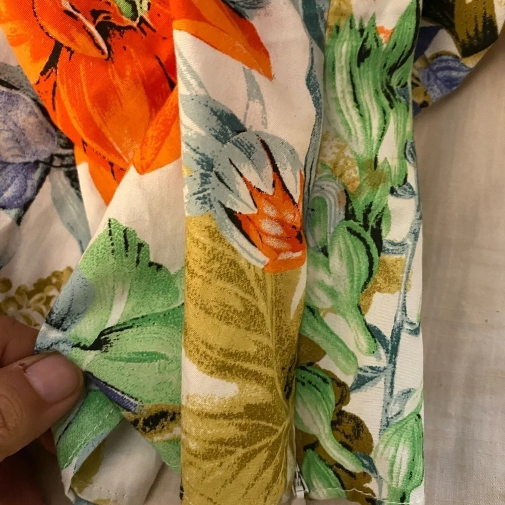 Zara Ruffled Floral Top (P)